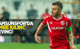 Samsunspor'da Emre Kılınç sevinci