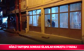 Sözlü tartışma sonrası silahlar konuştu: 3 yaralı