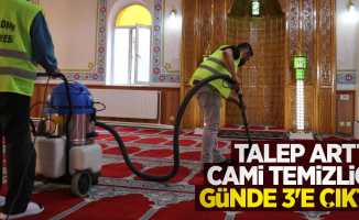 Talep arttı, cami temizliği günde 3’e çıktı