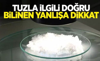 Tuzla ilgili bilinen yanlışa dikkat