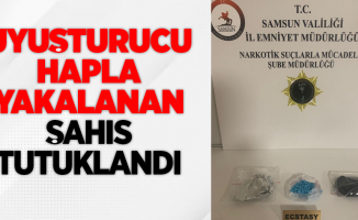 Uyuşturucu hapla yakalanan şahıs tutuklandı