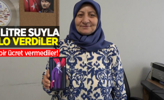 15 bardak su içerek kilo verdiler: Hiçbir ücret vermediler!