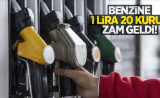 Benzine 1 lira 20 kuruş zam geldi