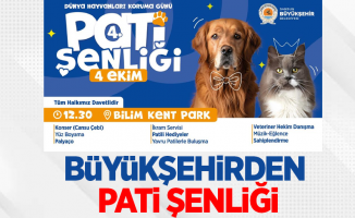 Büyükşehirden pati şenliği