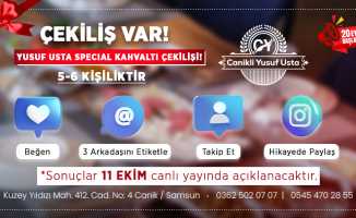 Canikli Yusuf Usta Çekiliş Banner