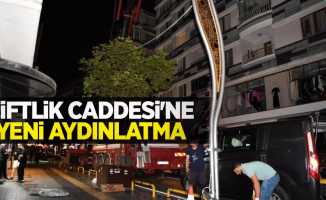 Çiftlik Caddesi'ne yeni aydınlatma