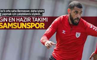 Fas'lı orta saha Bennasser, daha iyisini yapmak için çalıştıklarını söyledi... Ligin en hazır takımı SAMSUNSPOR 