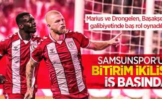 Marius ve Drongelen, Başakşehir galibiyetinde baş rol oynadılar... Samsunspor'un BİTİRİM İKİLİSİ İŞ BAŞINDA