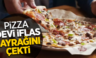 Pizza devi iflas bayrağını çekti