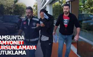 Samsun'da kamyonet kurşunlamaya tutuklama