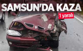 Samsun'da kaza: 1 yaralı