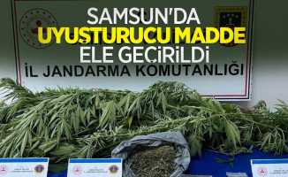 Samsun'da uyuşturucu madde ele geçirildi