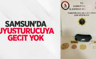 Samsun'da uyuşturucuya geçit yok