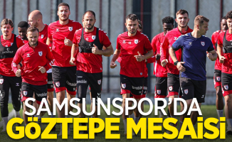 Samsunspor'da Göztepe mesaisi