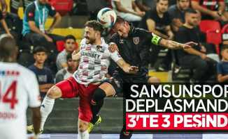 SAMSUNSPOR DEPLASMANDA 3'TE 3 PEŞİNDE