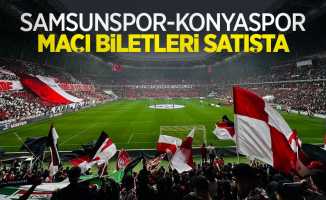 Samsunspor - Konyaspor maçı BİLETLERİ SATIŞTA