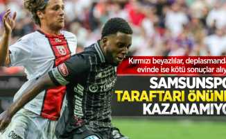 Samsunspor taraftarı önünde kazanamıyor: Kırmızı beyazlılar, deplasmanda iyi evinde ise kötü sonuçlar alıyor ...