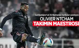 Samsunspor'un 10 Numarası harikalar yaratıyor... Olivier Ntcham TAKIMIN MAESTROSU