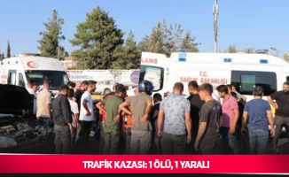 Trafik kazası: 1 ölü, 1 yaralı