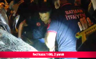 feci kaza: 1 ölü, 2 yaralı