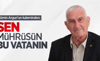 Mümin Argun kaleminden; Sen, mührüsün bu VATANIN  