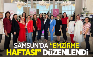 Samsun'da " emzirme haftası" düzenlendi