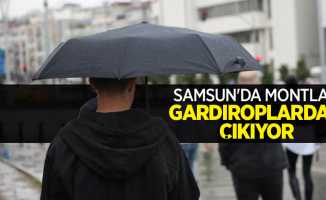 Samsun'da montlar gardıroplardan çıkıyor