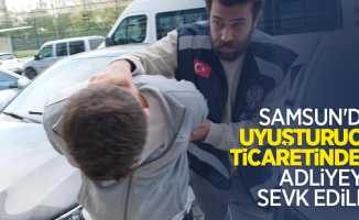 Samsun'da uyuşturucu ticaretinden adliyeye sevk edildi