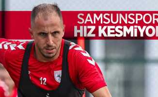 Samsunspor hız kesmiyor 