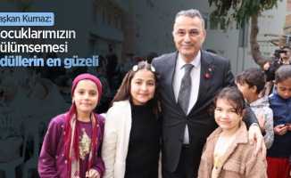 Başkan Kurnaz: "Çocuklarımızın gülümsemesi ödüllerin en güzeli"