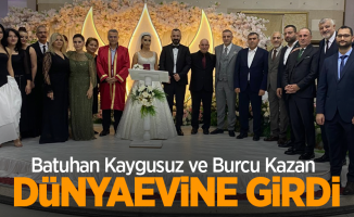 Batuhan Kaygusuz ve Burcu Kazan Dünyaevine Girdi