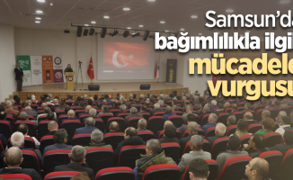 Samsun’da bağımlılıkla ilgili mücadele vurgusu