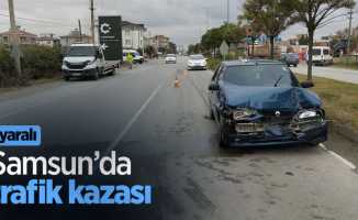 Samsun’da trafik kazası: 1 yaralı