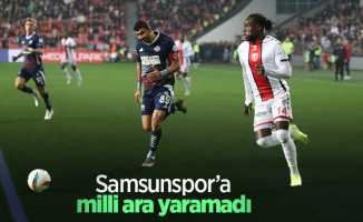 Samsunspor’a milli ara yaramadı