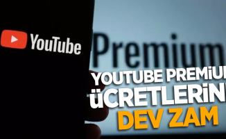 Youtube premium ücretlerine dev zam