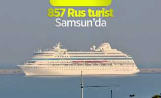 857 Rus turist Samsun’da