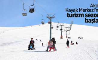 Akdağ Kayak Merkezi’nde turizm sezonu başladı