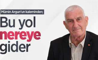 Mümin Argun kaleminden; Bu yol nereye gider