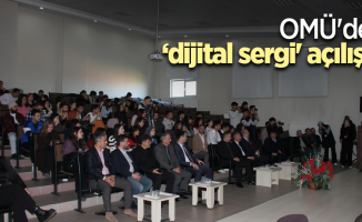 OMÜ'de ‘dijital sergi' açılışı