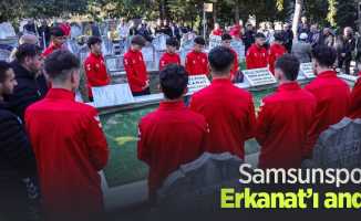 Samsunspor Erkanat’ı andı