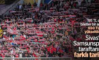 Sivas'ta Samsunspor taraftarına farklı tarife 