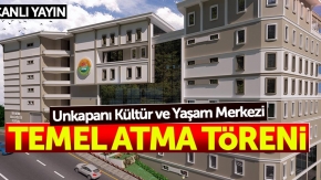 Unkapanı Kültür ve Yaşam Merkezi Temel Atma Töreni CANLI