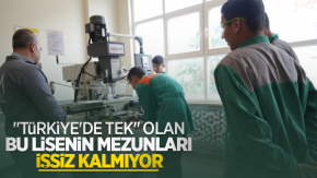 "Türkiye'de tek" olan bu lisenin mezunları işsiz kalmıyor