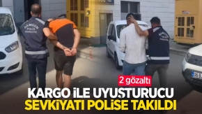 Kargo ile uyuşturucu sevkiyatı polise takıldı: 2 gözaltı