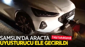 Samsun'da araçta uyuşturucu ele geçirildi: 1 kişi tutuklandı