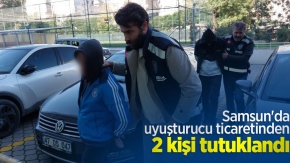 Samsun#039;da uyuşturucu ticaretinden 2 kişi tutuklandı